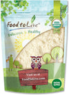 Food to Live Organic Almond Flour, 2 Pounds - Extra Fine Blanched Prime Meal, Non-GMO, Low Carb, Culinary Grade, Kosher, Keto, P