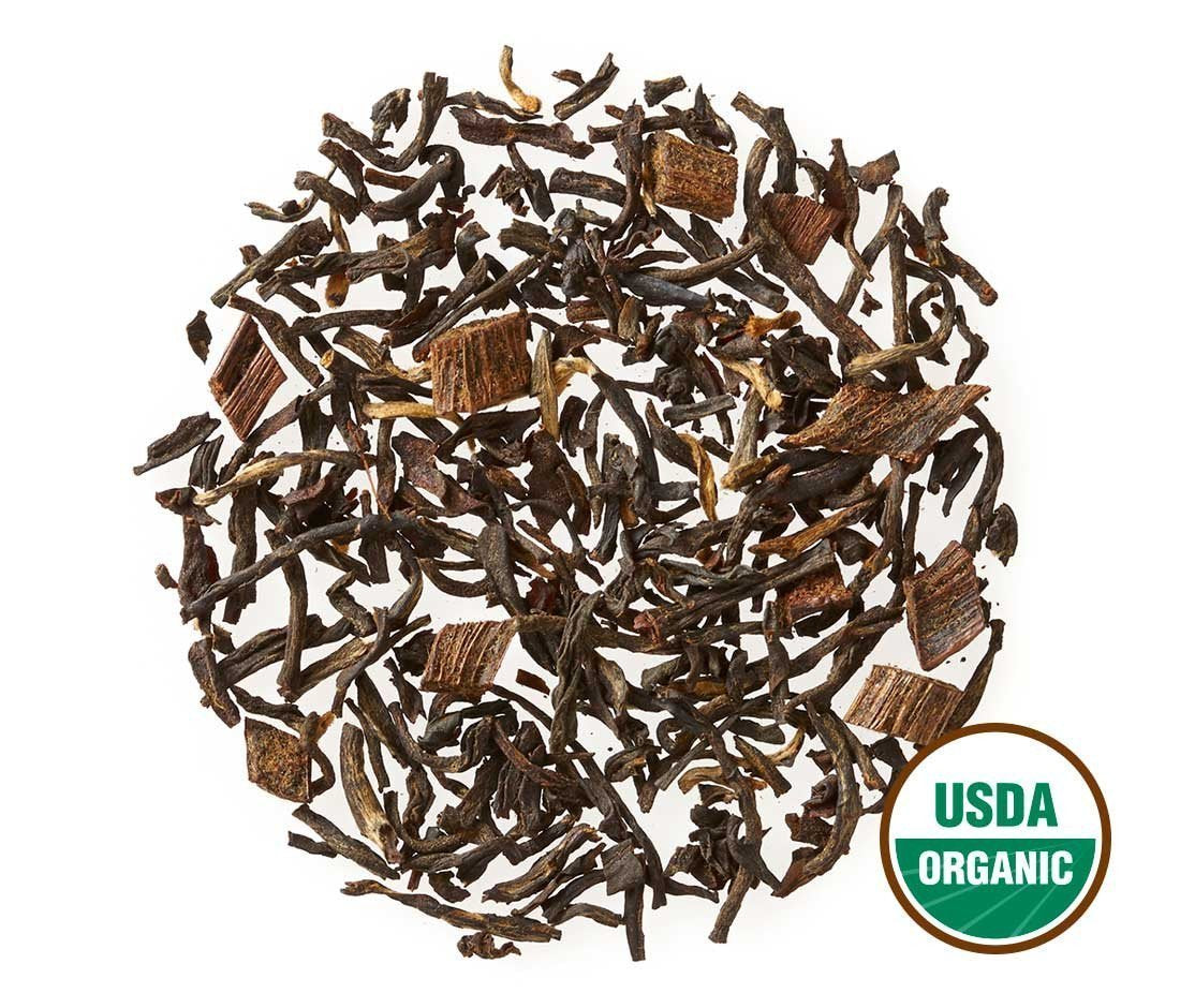 Golden Moon Tea Organic Madagascar spirit-inspired flavor Vanilla Black Tea - Loose Leaf, Non-GMO - 2.5 Ounce Travel Tin (30 Servings)