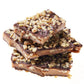 Toffee To Go Dark Chocolate Pecan Toffee 1 Lb Signature Green Gift Box | Hand Crafted | Gluten Free | Kosher Certified | No Adde