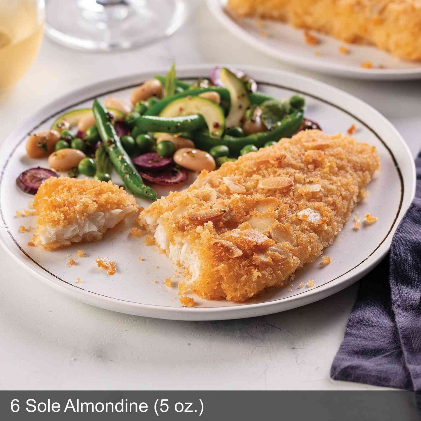 Omaha Steaks Sensational Seafood Package (4X Marinated Salmon Filets, 1Lb. Wild Argentinian Red Shrimp, 6X Sole Almondine, 18Oz.