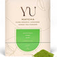 Yu Tea Organic Matcha Powder, 30 Instant Packets, Unsweetened, Grade A Japanese Matcha, Single Serve Sticks