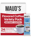 MAUDS Instant Coffee Variety Pack, 24ct, 100% Arabica, Solar Energy Produced, 2.1 Ounce