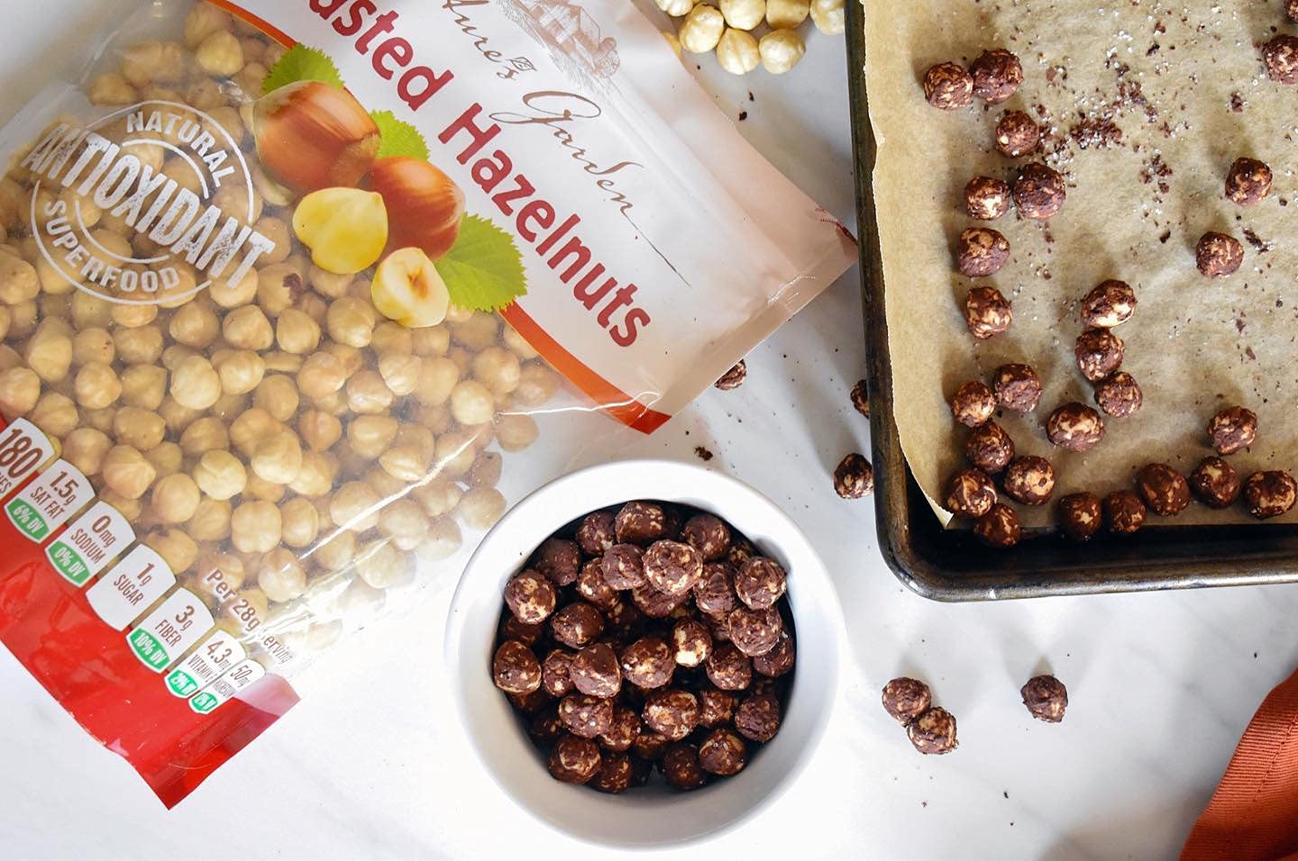 Natures Garden Roasted Hazelnuts - Whole Raw Hazelnuts, High Fiber, Kosher Certified, 26oz (Pack of 1)