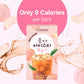 Teazen Summer Peach Iced Tea, Sugar Free, Uva Black Tea, Hydration Drink Mix, 10 Sticks, 1.76Oz