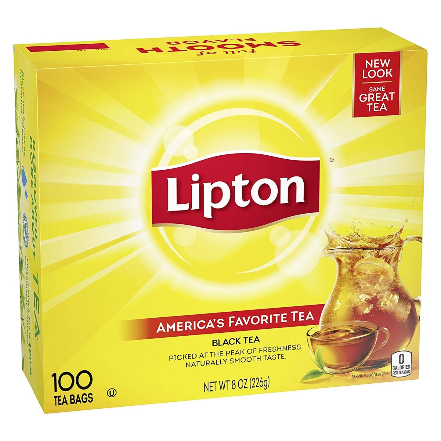 Lipton Tea Bags, Regular, Pk100 ( Packaging May Vary )