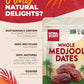 Natural Delights Medjool Dates – Non-GMO, Fiber-Rich Snack, 8 oz Container