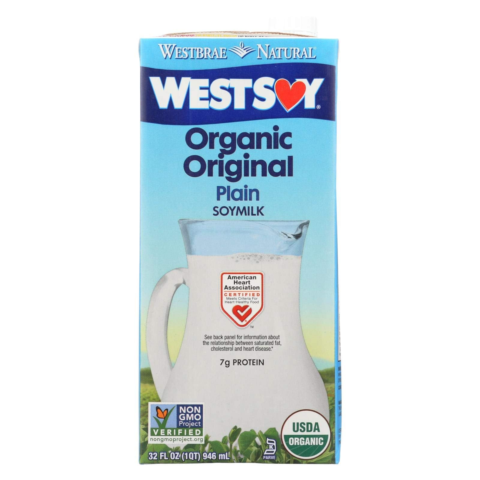 Westsoy Soy Milk - Original - Case of 12 - 32 Fl oz.