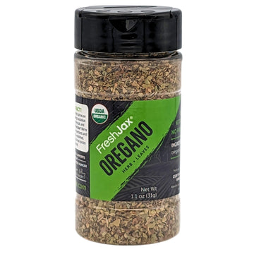 FreshJax Organic Oregano - Gluten-Free, Kosher, 1.09 Ounce Bottle