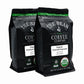 The Bean Organic Coffee Company Premium Espresso, Dark Roast, Whole Bean Coffee, 16-Ounce Bags (Pack Of 2)