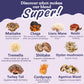 10 Mushroom Hot Cocoa for Sleep, Sugar Free Keto Cocoa Powder, Nighttime Drink,100mg Magnesium Glycinate, 100mg Gaba, 150mg L-Th