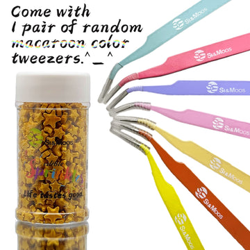 Se Si&Moos Gold Star Sprinkles | Edible Stars For Cake Decorating | Edible Gold Stars | Gold Sprinkles | Star Cupcake Toppers Ed