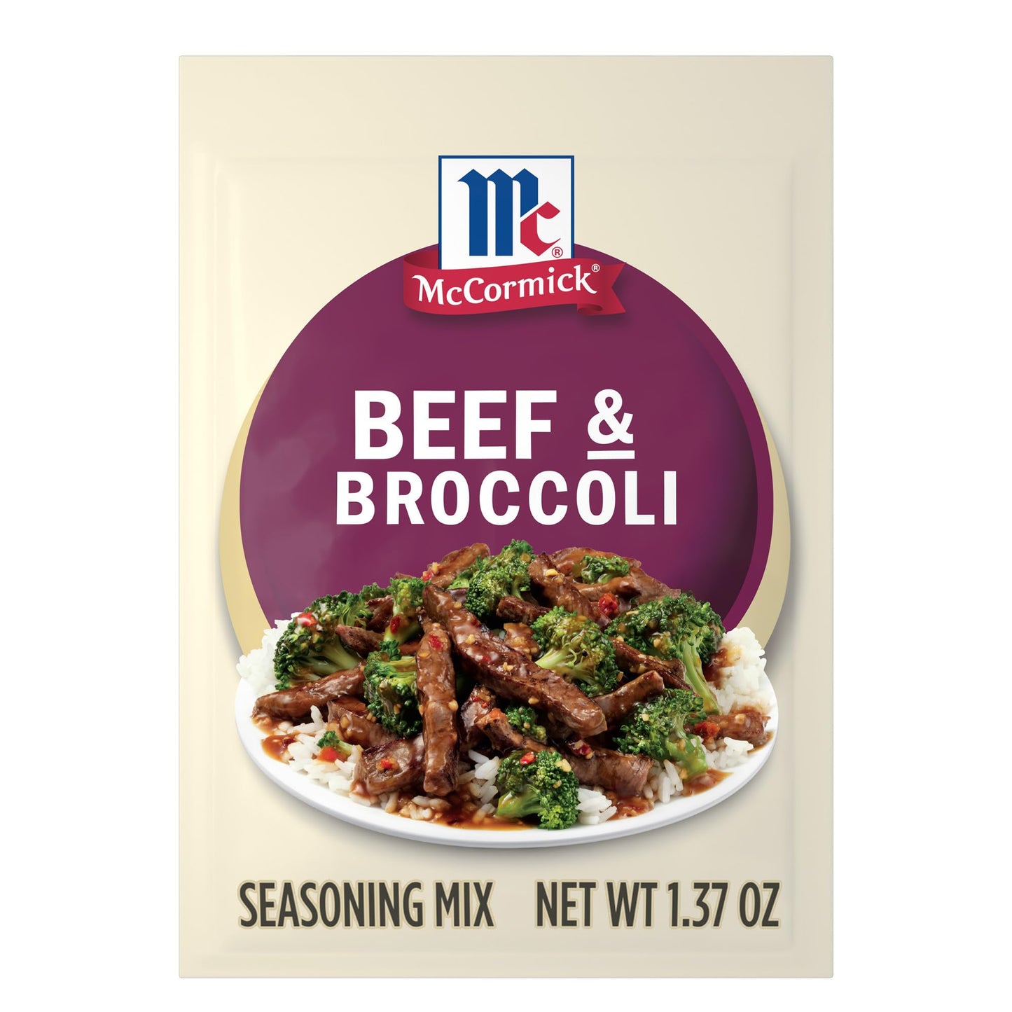 McCormick Seasoning Mix  Beef & Broccoli  No Artificial Flavors  For Restaurant-Style Beef & Broccoli in Just 25 Minutes  1.37 oz (Pack of 12)