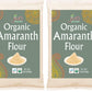 Jiva Organics Organic Amaranth Flour 2 Pound Bulk Bag - Rajgira Atta, 100% Natural & Non-GMO (Pack of 2)