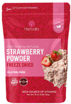 Herbaila Freeze Dried Strawberry Powder 1lb, No Sugar Added - Pure All Natural Strawberry Powder for Baking, Freeze Dried Strawb