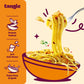 SAMYANG Tangle Garlic Oil Pasta Bowl Set, 3.52 oz (100g) x 6 Bowls, 45.72 cm Height