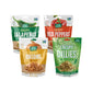 Fresh Gourmet Crunch Toppers Variety Pack – Dill Pickle, Jalapeño, Garlic Pepper Onions & Red Peppers – 4-Pack (3.5 oz Each)