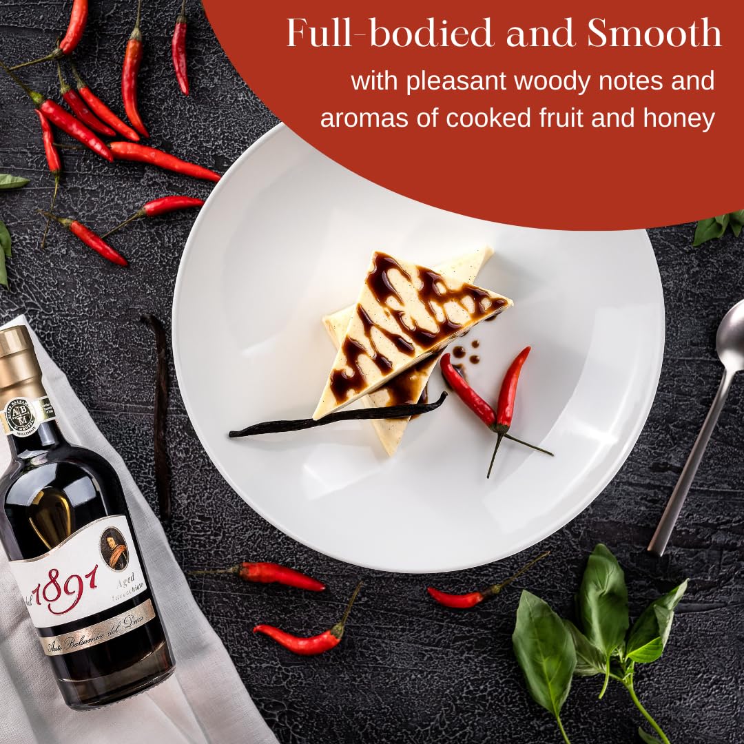 Brava Giulia Selections Gift Box | Premium Gourmet Italian Aged Del Duca Balsamic Vinegar Of Modena And Zahara Extra Virgin Oliv