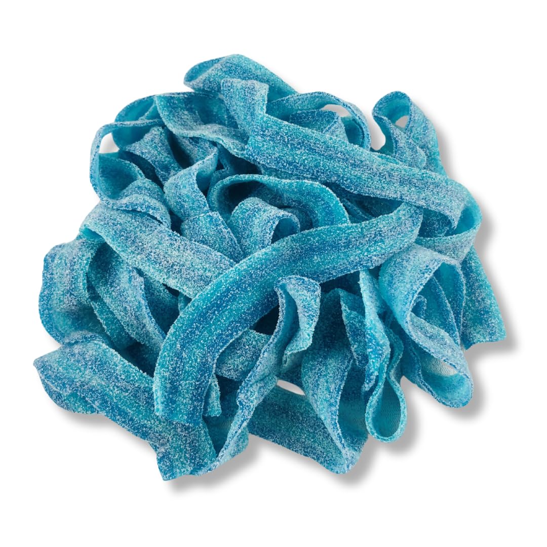 Sour Power Sour Candy Belts, Vegan, Non-GMO, 6.6 lb Bag, Blue, Model 173894