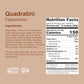 Loacker Quadratini Cappuccino Wafer Cookies - 30% Less Sugar, Non-GMO - 7.76 Ounce Pack of 6