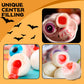 APEXY Eyeball Gummy Candy with Fruity Liquid Center, Fat Free, 11.42oz, Perfect for Halloween & Themed Parties