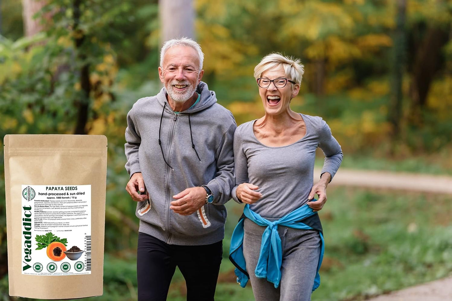 100% Natural Sun Dried Papaya Seeds | High Papaya Enzyme (Papain) Content | No Additives | Vegan | Laboratory Tested | Gluten &