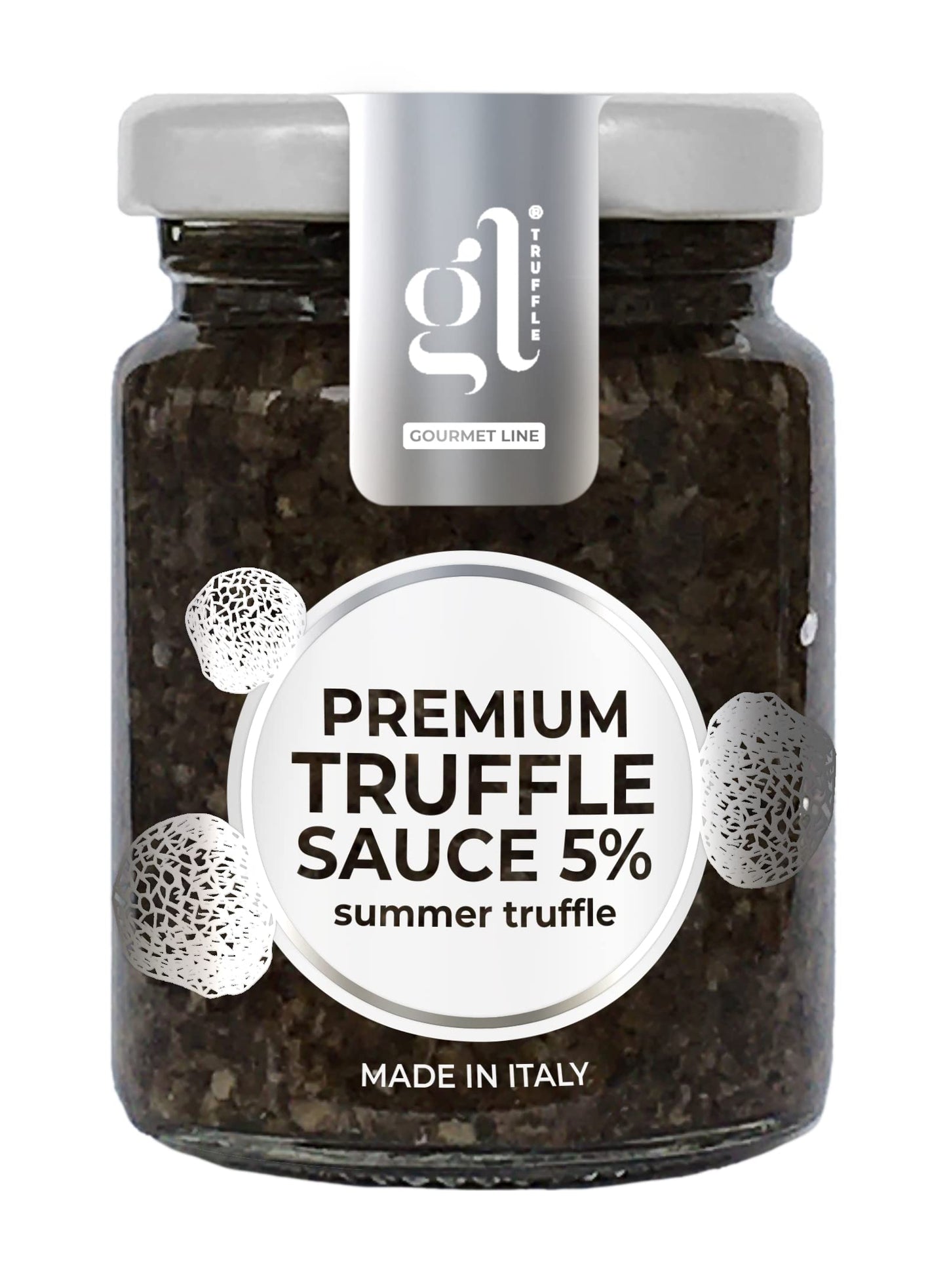 Gl Truffle Gourmet Line Top-Grade Minced Black Truffle Sauce  Larger Size  Salsa Tartufata  Black Truffle Pate  Truffle Zest  An Indulgent Delight From Italy  180 Gm (6.4 Oz)
