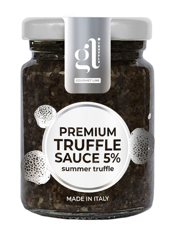 Gl Truffle Gourmet Line Top-Grade Minced Black Truffle Sauce  Larger Size  Salsa Tartufata  Black Truffle Pate  Truffle Zest  An Indulgent Delight From Italy  180 Gm (6.4 Oz)