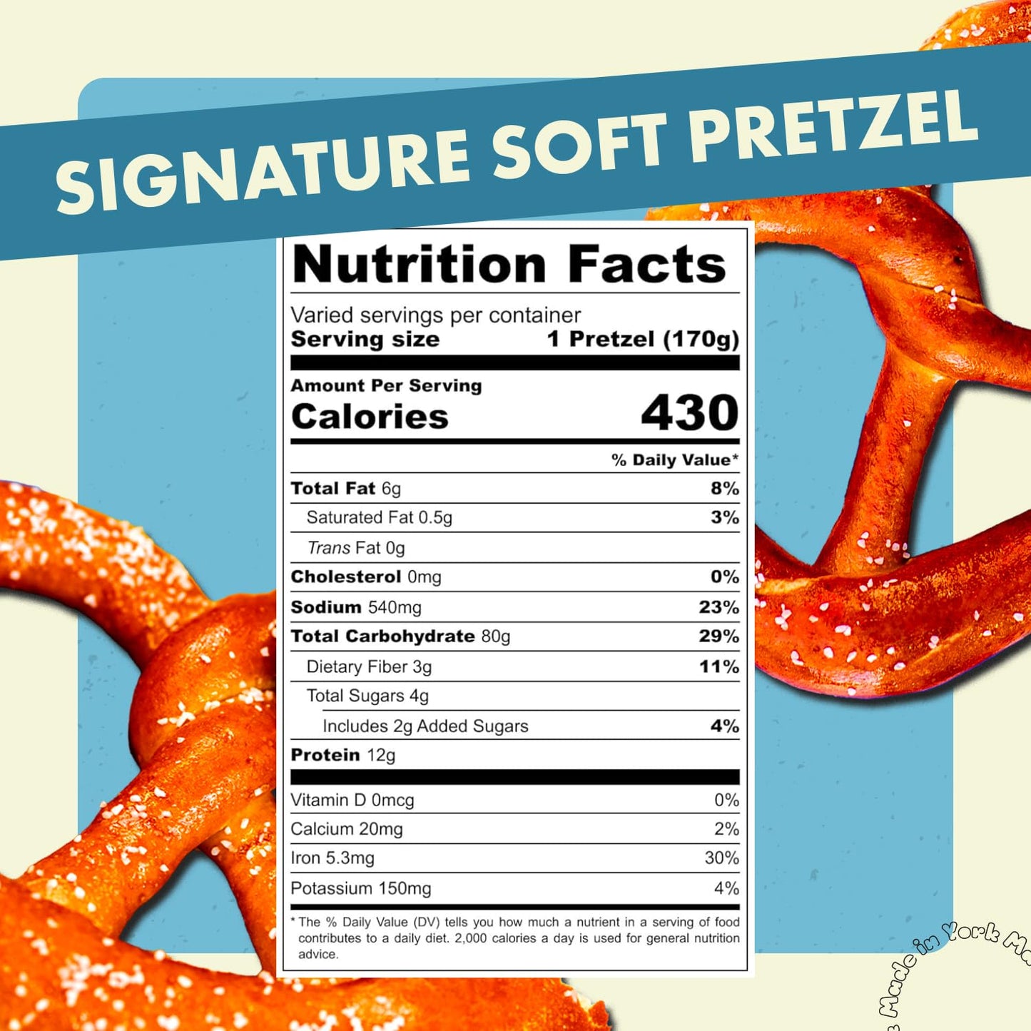 Pretzel Classics Gift Box - 8 Hand-Twisted Pennsylvania Pretzels with two 9oz Mustards & Pretzel Salt - Fresh Baked in York  PA  Individually Wrapped  Ships Fresh Never Frozen-Favorite Things 2025