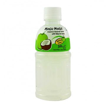 Mogu Mogu Juice With Nata De Coco, Coconut, 12 Pound (Pack Of 6)