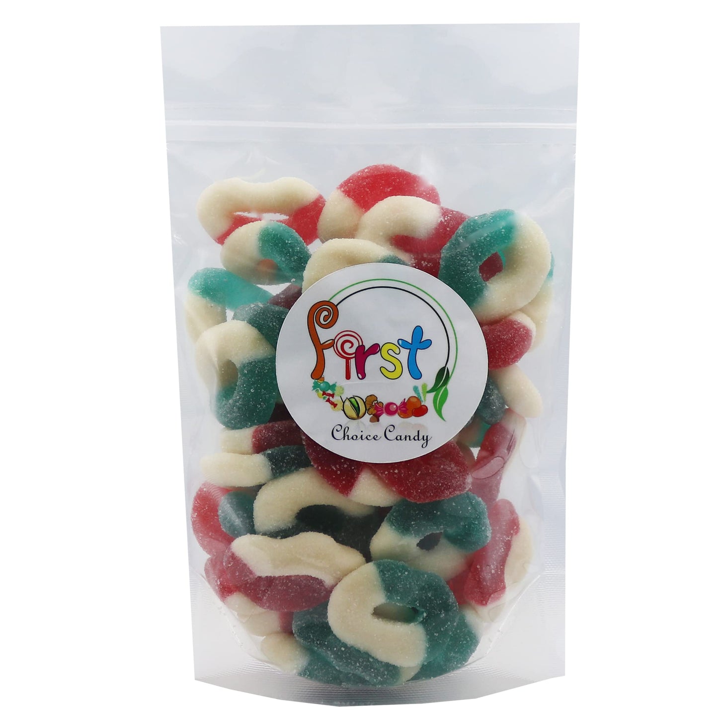 Firstchoicecandy Gummy Rings (Usa Patriotic, Freedom 1 Pound (Pack Of 1))