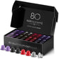 ROSSO CAFFÈ Espresso Coffee Pods for Nespresso - Dark Roast Intense, 80 Capsules, 4 Strong Flavors, Made in Italy