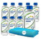 Electrolit Coconut Hydration Drink with Electrolytes 21 fl oz Plastic Bottles 9 Pack + 1 Microfiber Cooling Towel by KOOL8SHOP I