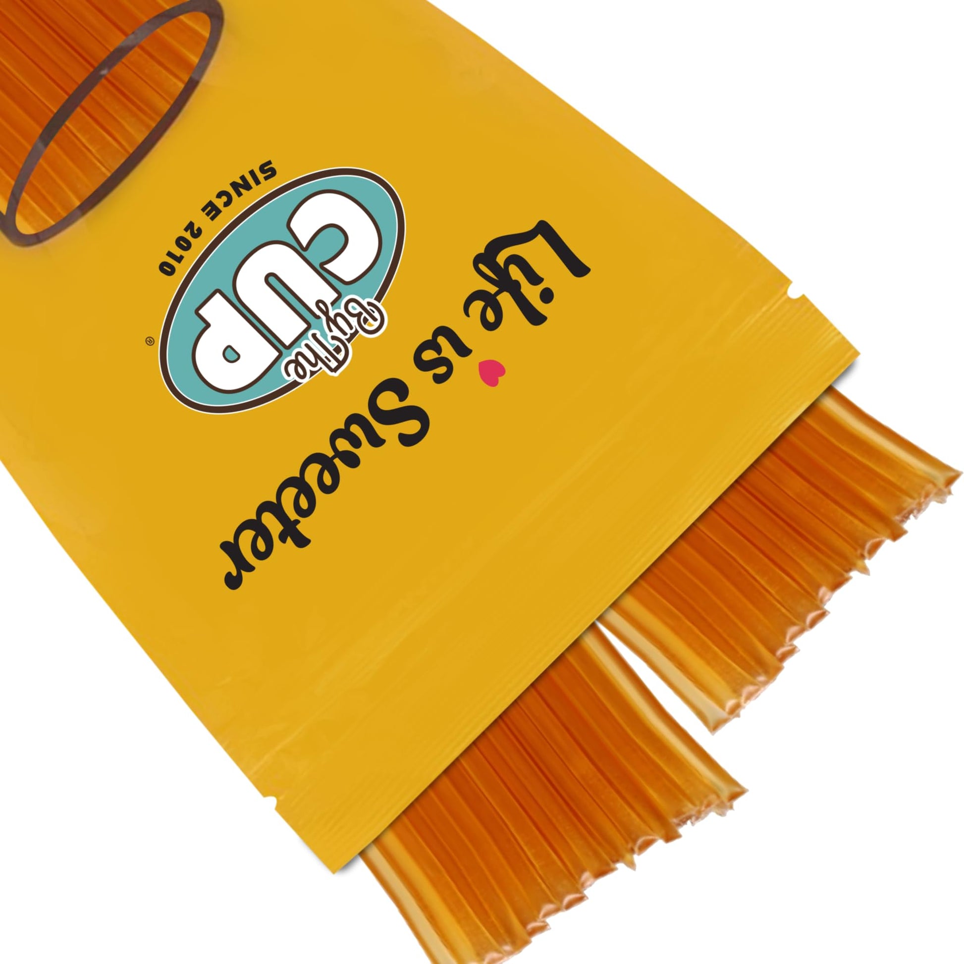 By The Cup 100% Simply Pure Honey Sticks for Tea - 50 Honey Straws