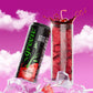 Green Cola Sour Cherry Soda, No Added Sugar, Naturally Sweetened with Stevia, 12 Fl Oz (Pack of 6)