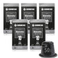 Gourmesso Espresso Coffee Pods for Nespresso Original Machines, Ristretto, Fairtrade, Dark Roast, 10 Count (Pack of 5)