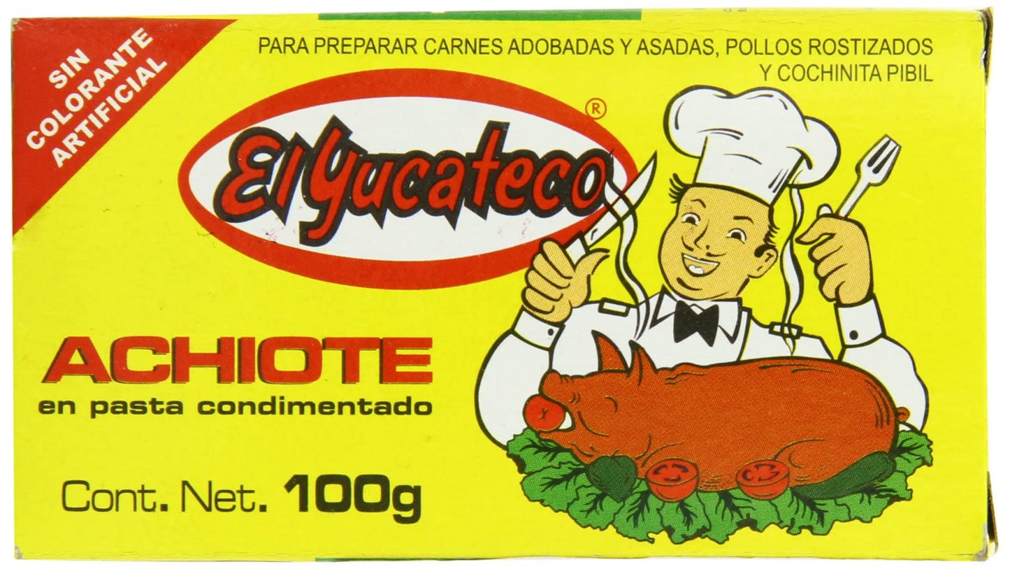 El Yucateco Paste Achiote, 3.5 Oz