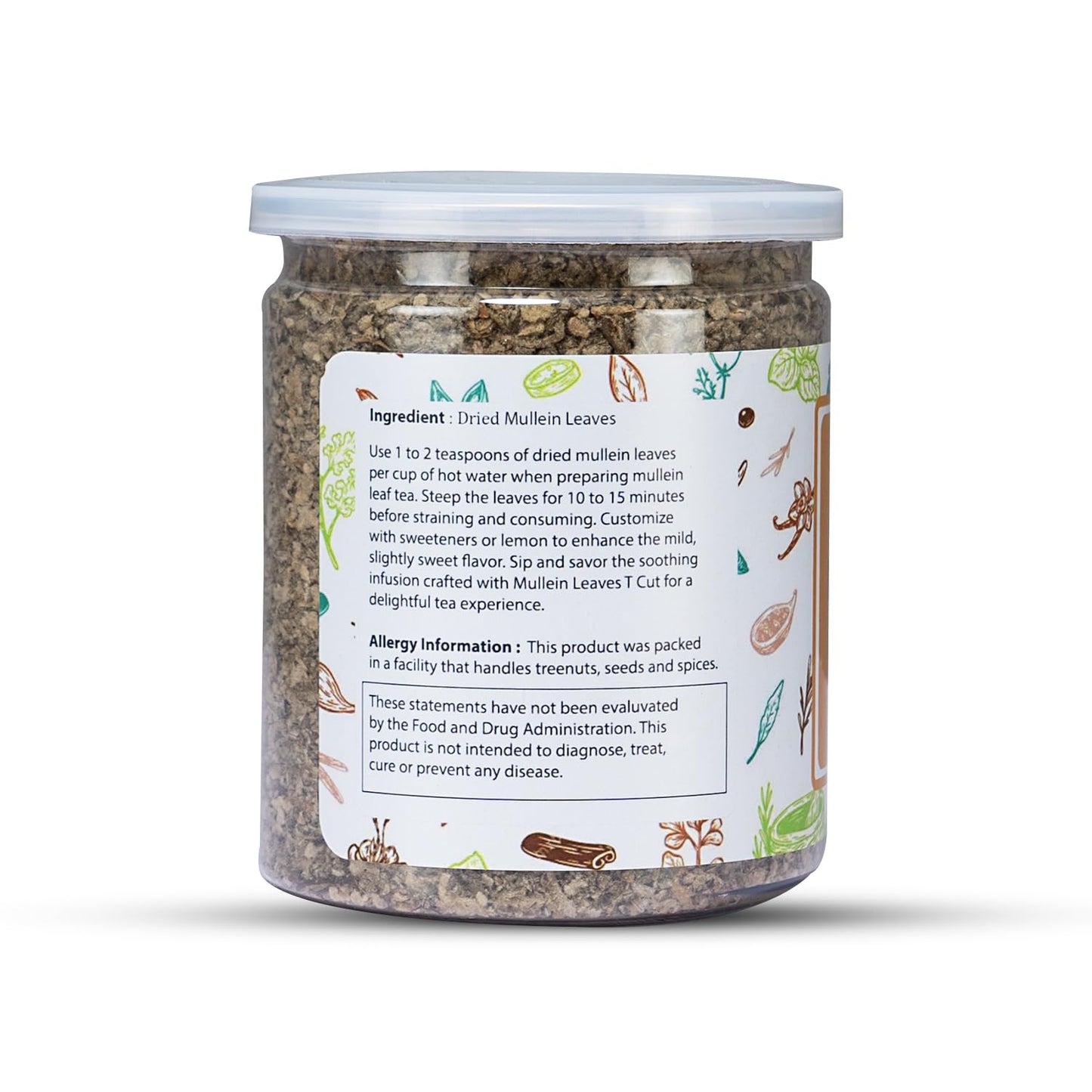 YOGI’S GIFT Mullein Leaf Cut and Sifted 100% Natural Caffeine Free 2 oz