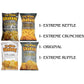 Generic The Whole Shabang Potato Chips Variety Pack Of 4, Extreme, Extreme Kettle, Extreme Crunchies, Original. 6 Oz Bags