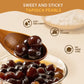 Soeos Boba Pearls, Black Tapioca Pearls 8.8 Oz(Pack Of 36), Black Sugar Flavor Boba Pearls For Bubble Tea, Smoothies & Desserts