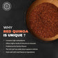 Pride Of India - Organic Royal Red Bolivian Quinoa - Protein Rich Whole Grain Jar, 3.3 Pound (1.5 Kilo) Jar (2.2 Pound + 50% Ext