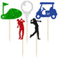 Gyufise 30 Pack Golf Cupcake Toppers Golf Ball Player Cake Decorations Golf Cupcake Picks For Sport Theme Man Boy Girl Birthday