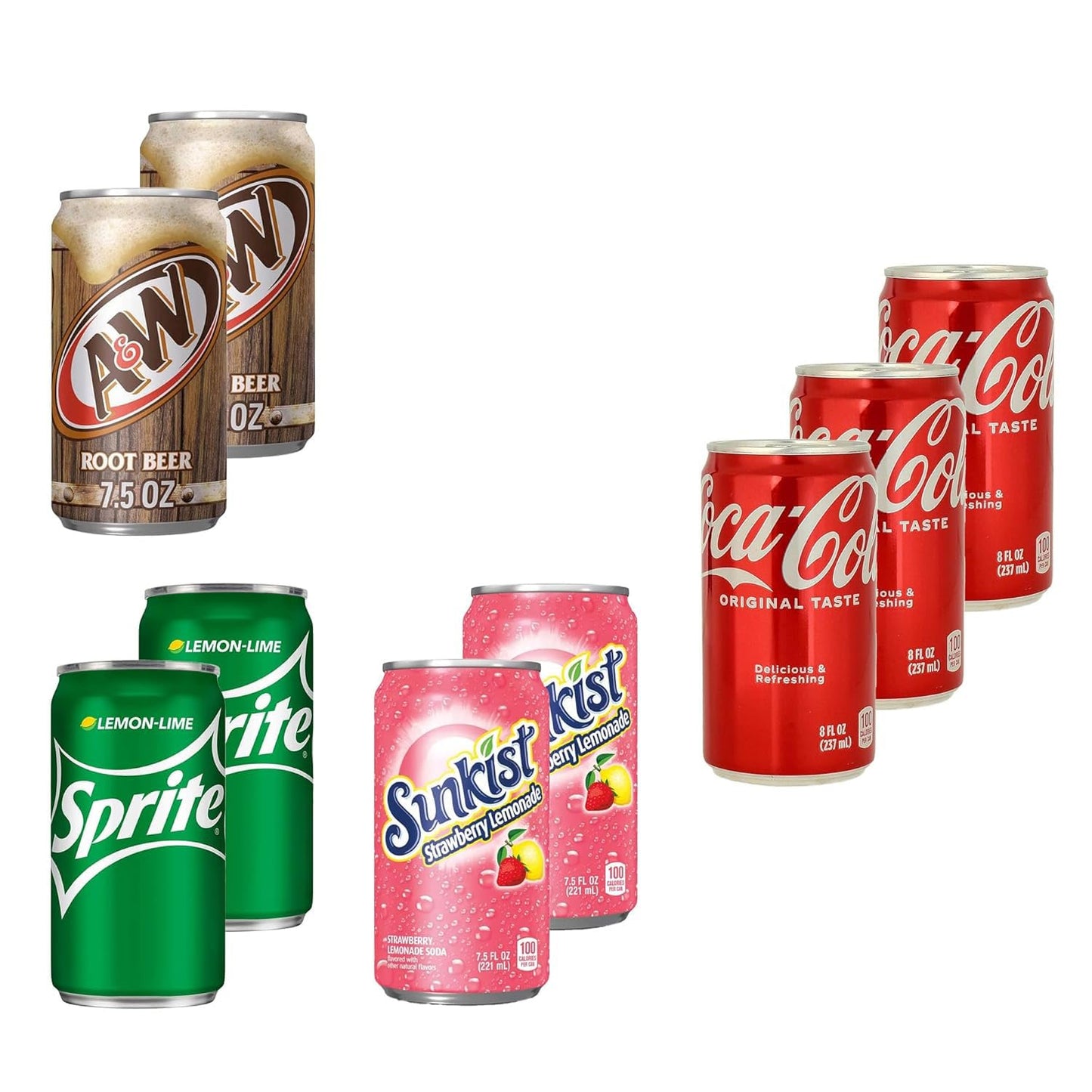 MUNCHIE MIX (PACK OF 23) MINI SODA SAMPLER - MULTI FLAVORS OF 7.5 OZ. CANS - GREAT GIFT FOR ANY OCCASION Variety Pack | Soft Dri