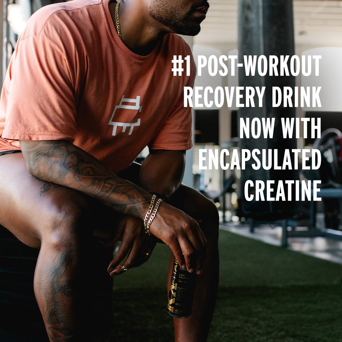 LIFEAID Recovery Blend with Creatine, FITAID  , 12 Fl Oz, Pack of 24, Black