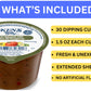 30 Count | Salad Dressing Dipping Sauce Portion Cups | Single Serve Packets (Lite Balsamic With Olive Oil)