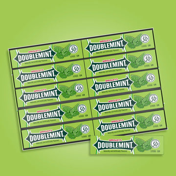 Doublemint Wrigley'S Doublemint Chewing Gum Bulk Pack, 5 Stick (Pack Of 40)