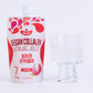 DELIEF Vegan Collagen Konjac Jelly (Lychee Flavor) 120g x 10 Packs - Low-Calorie Fruit Gel Snack, Gluten-Free, Plant-Based, 7 kc