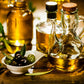Mt. Kofinas Basil Infused Extra Virgin Olive Oil 500ml - Egyptian & Sweet Basil Flavored, Green