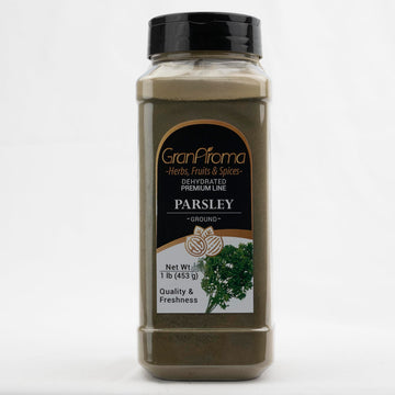 GranAroma Parsley Powder, Fresh, Aromatic, and Flavorful, Perfect for Cooking, Garnishing, Smoothies & Seasoning (1 Pound)