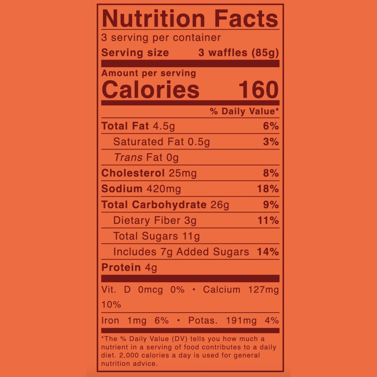 Evergreen Zucchini and Carrot Cake Waffles, 100% Whole Grain, 1 Full Combined Serving of Fruits & Veggies, Supports Gut Health,