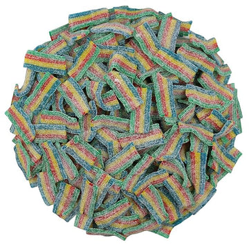 Variety Color Sour Gummy Belts (Mini Rainbow Bites, 6.6 LB)